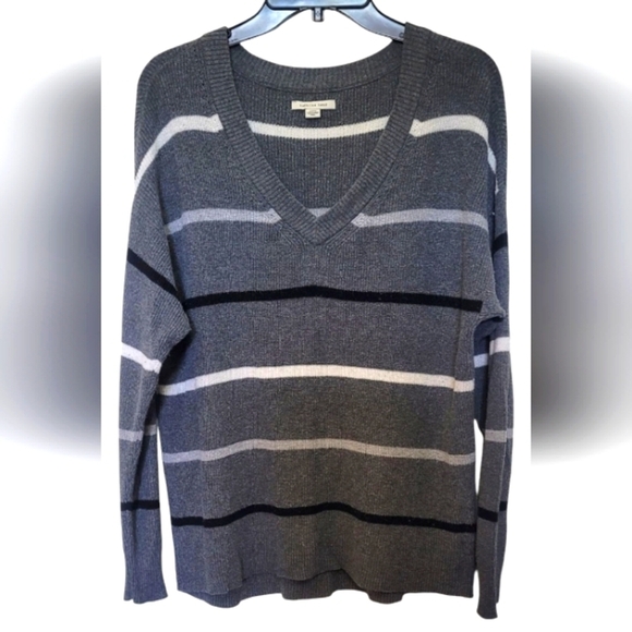 American Eagle Striped Shirt - Picture 1 of 5